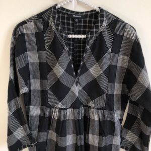 Madewell plaid top